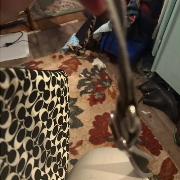 Coach Heritage Chelsea Signature Striped tote & Crossbody - Picture 6 of 11